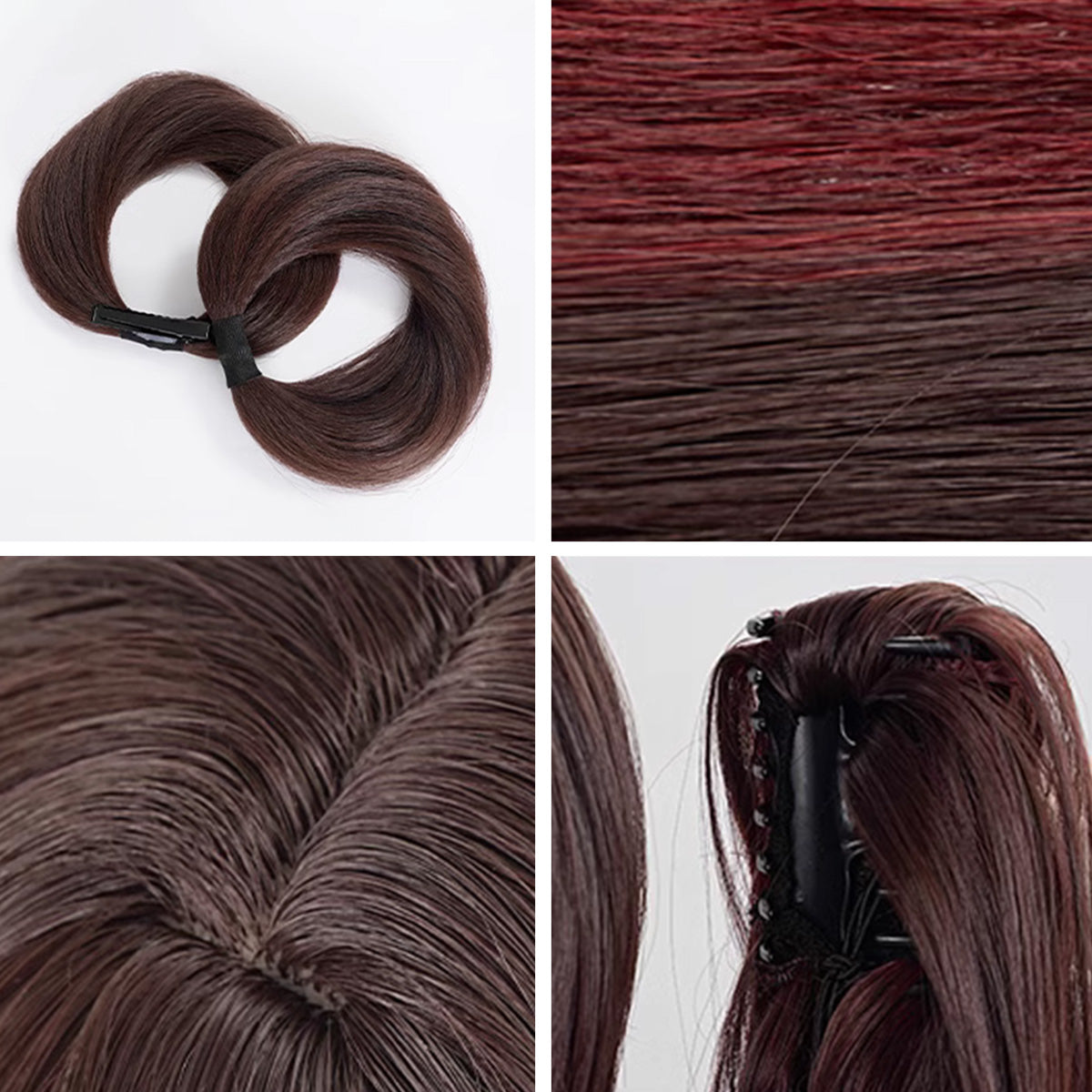 Peluca de cosplay Honkai: Star Rail Welt Yang Brown