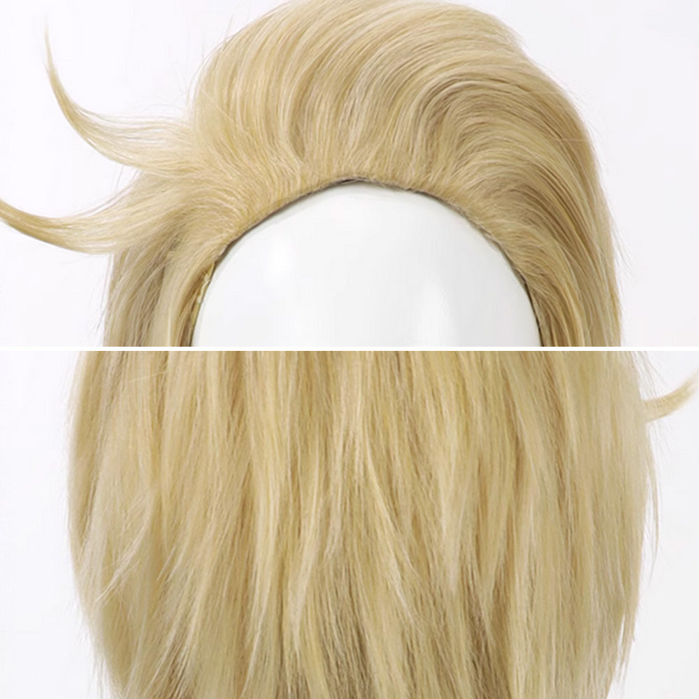 Hazbin Hotel Lucifer Yellow Cosplay Wig