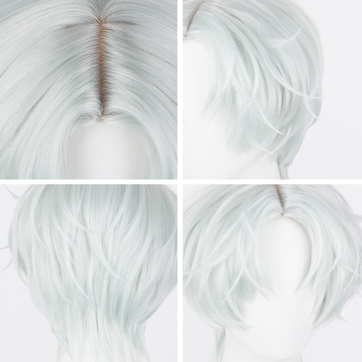Sakamoto Days Kei Uzuki White Cosplay Wig