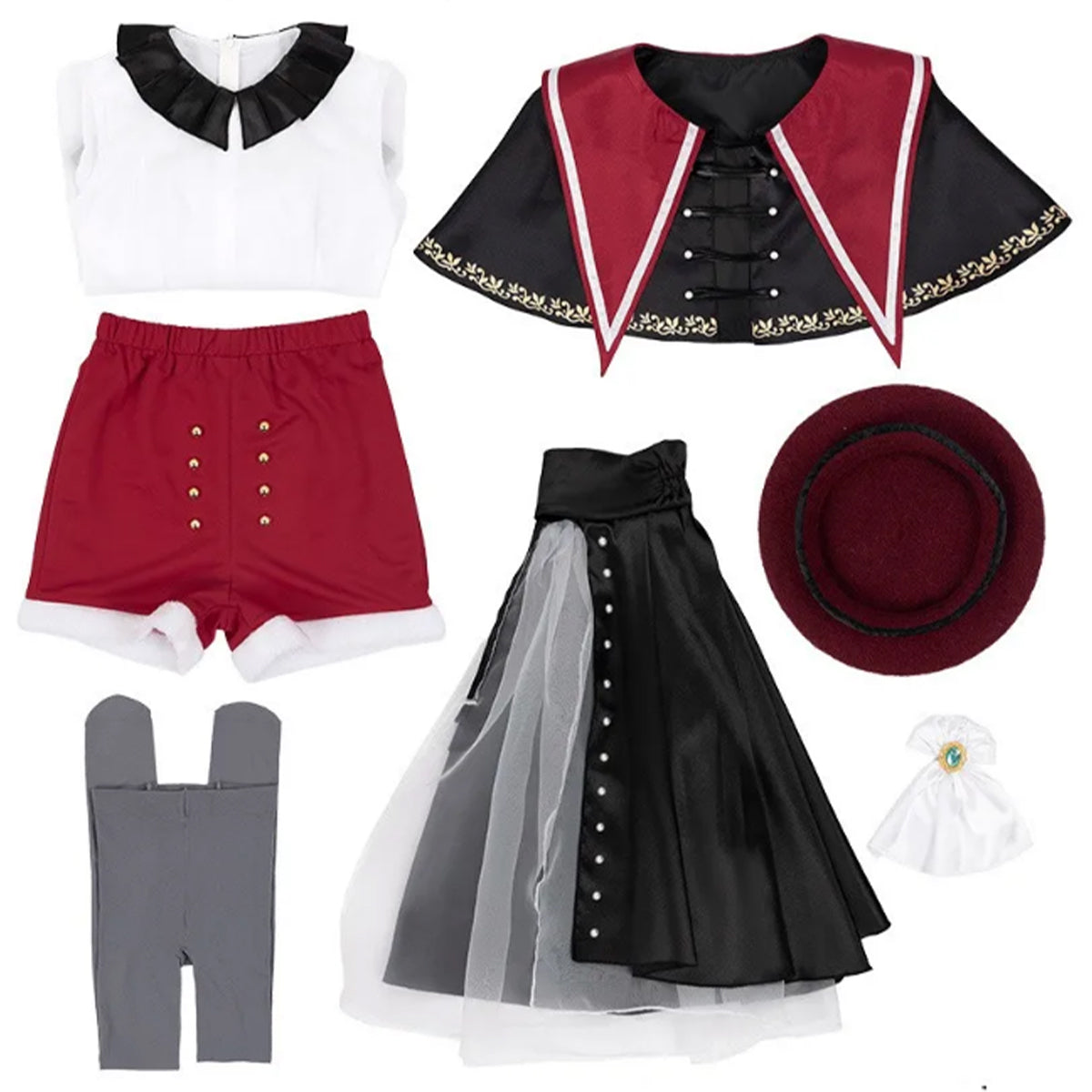 BanG Dream! Ave Mujica Mutsumi Wakaba Mortis Cosplay Costume