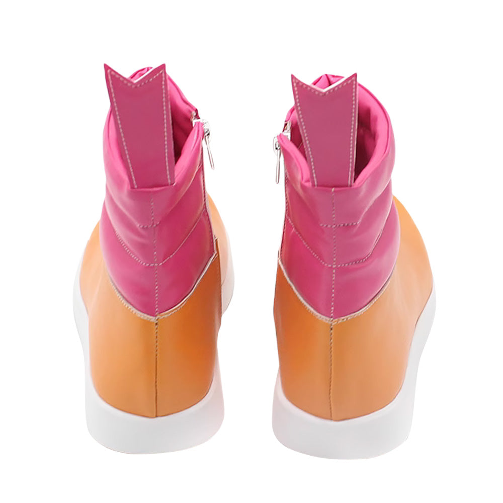 Akatsuki Deidara de Naruto Halloween zapatos blancos botas de Cosplay