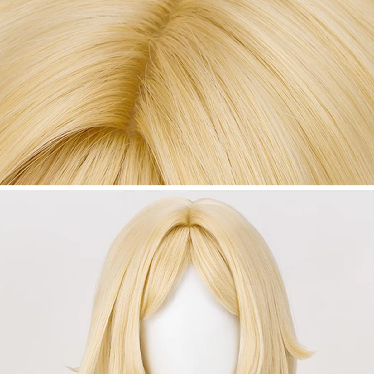 Zenless Zone Zero ZZZ Trigger Golden Cosplay Wig