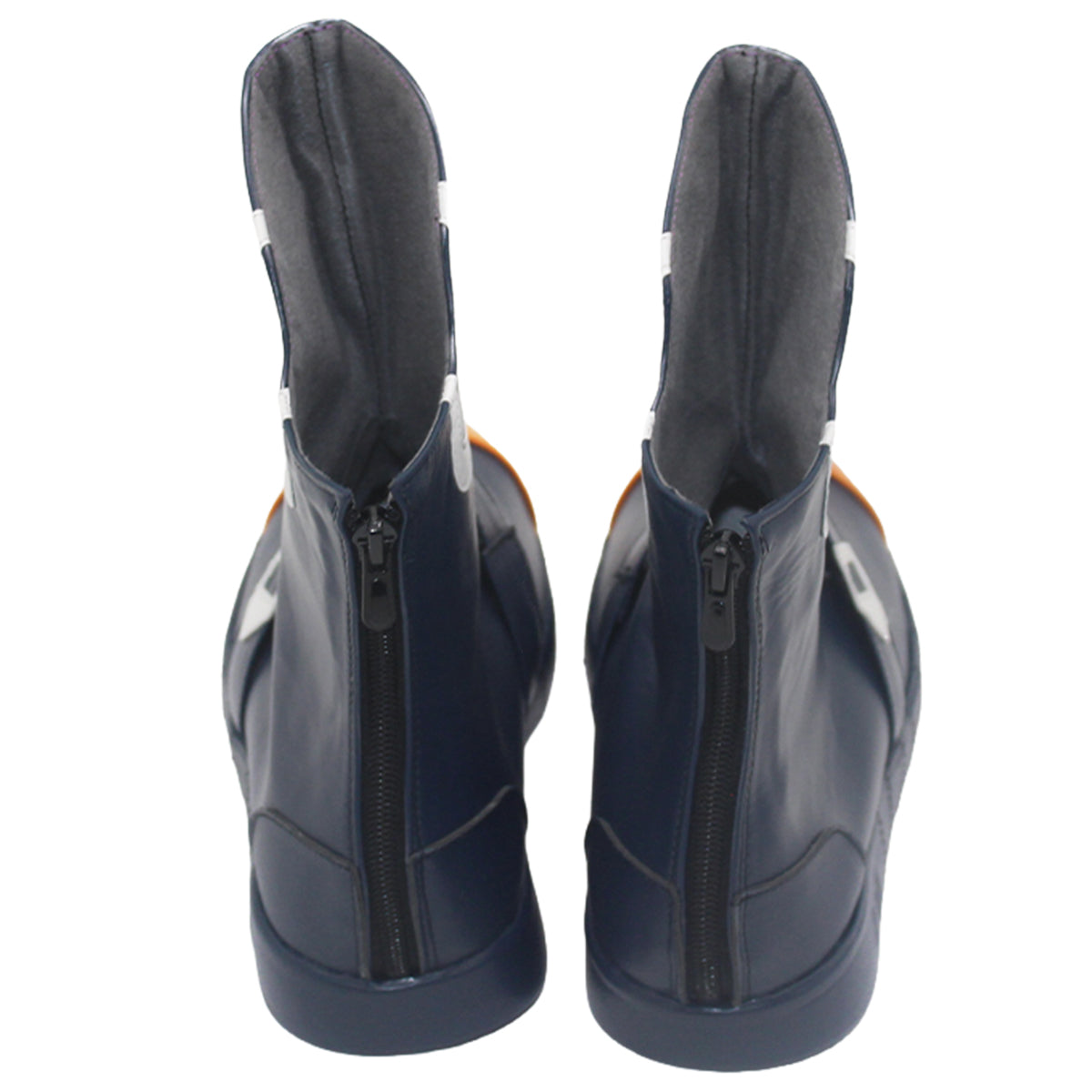 Akatsuki Deidara de Naruto Halloween zapatos blancos botas de Cosplay