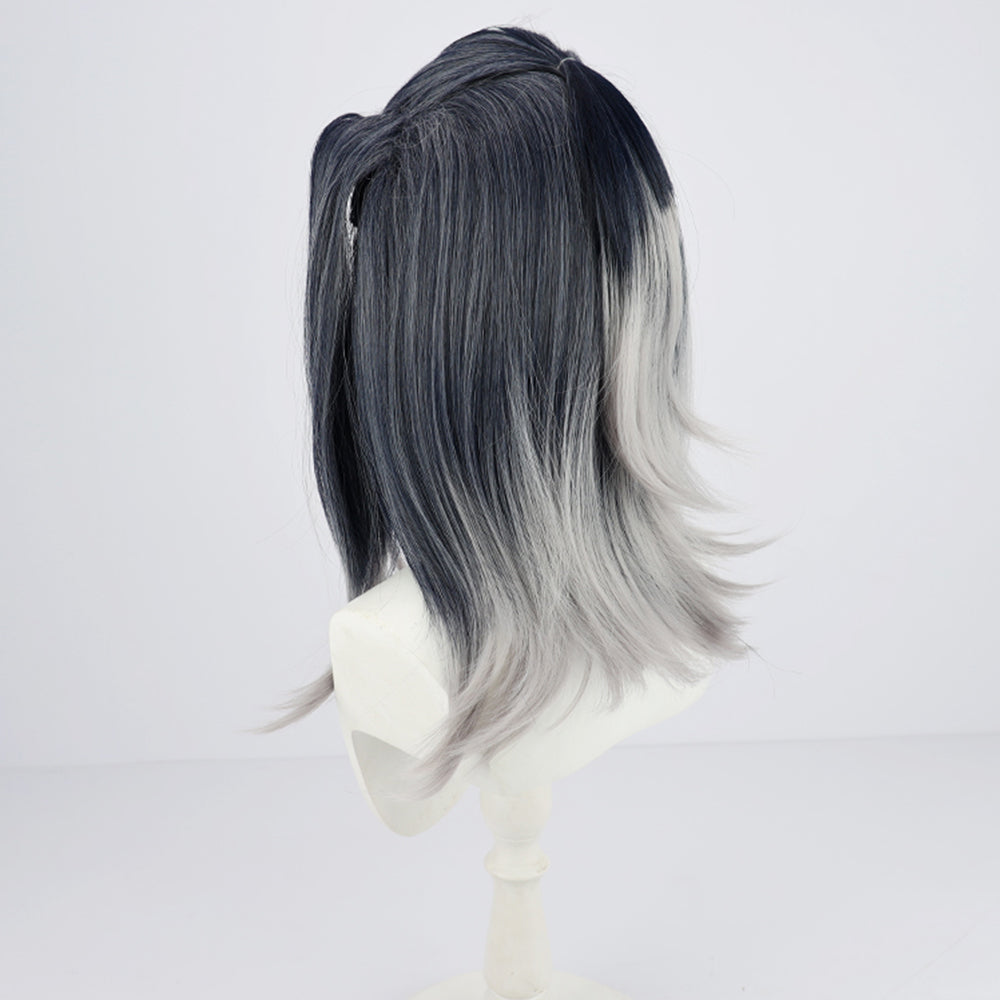 Valorant Fade Silver Gray Cosplay Wig