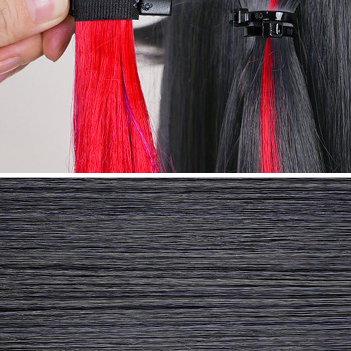 Honkai: Star Rail Ashveil Black Cosplay Wig