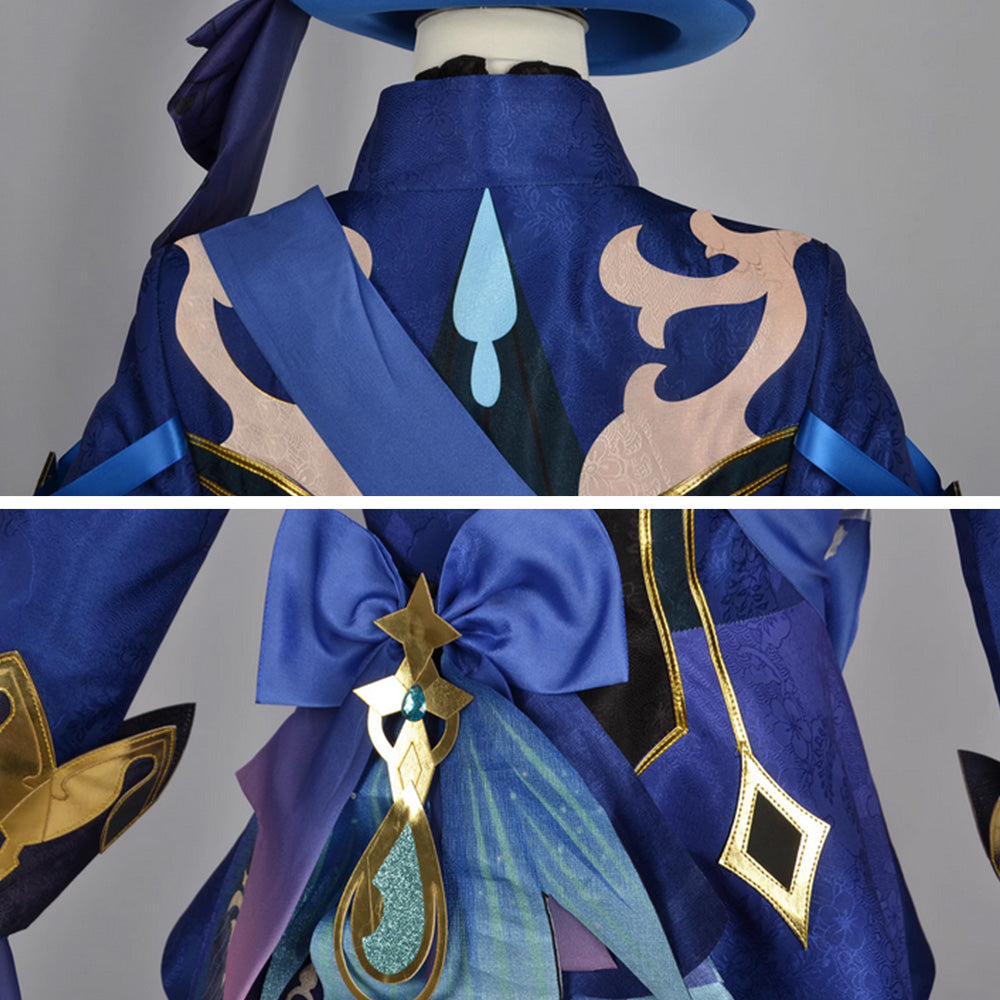 Genshin Impact Diluc Red Dead of Night Cosplay Kostüm