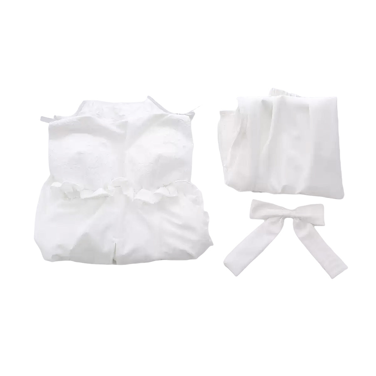 Final Fantasy XIV FF14 Minfilia Warde White Dress Cosplay Costume