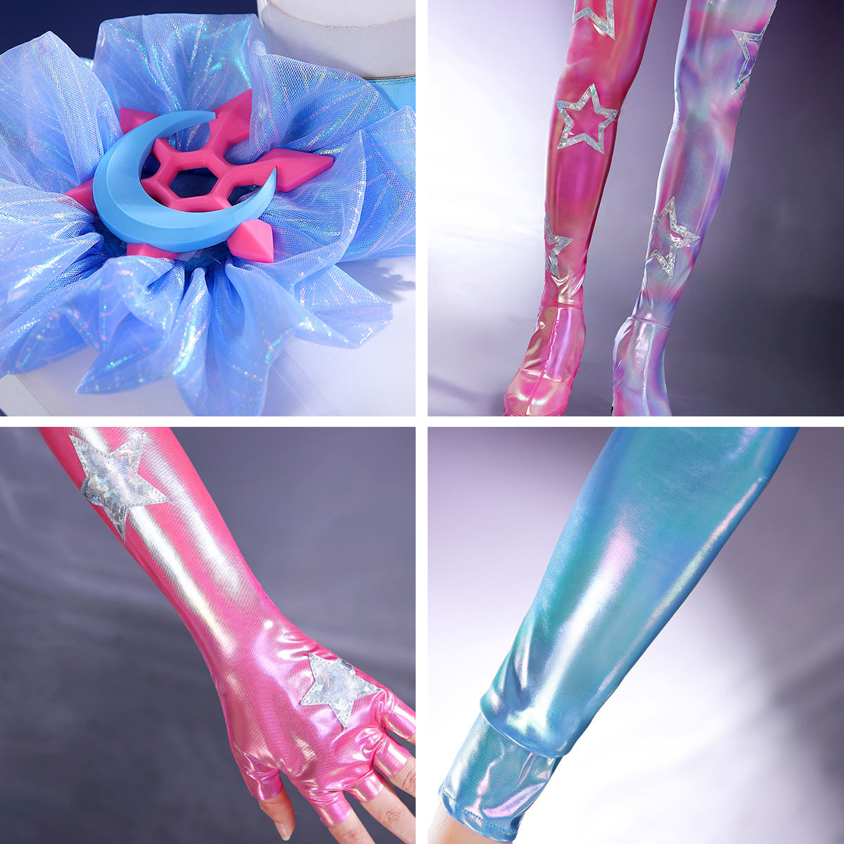 Marvel Rivals Luna Snow Disco Pop Cosplay Costume
