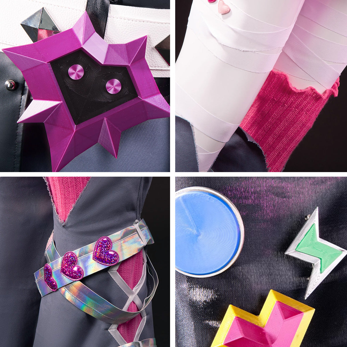 League of Legends LOL Lovestruck Jinx Cosplay Costume