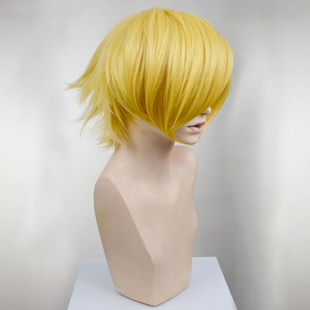 Chainsaw Man Denji Goldene Cosplay Perücke