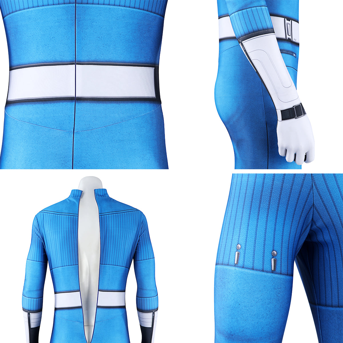 The Fantastic Four: First Steps Reed Richards Mister Fantastic Jumpsuit Cosplay Costume