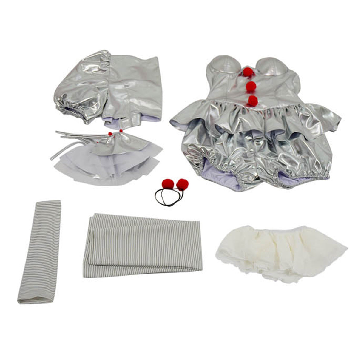 It 2017 Movie Female Pennywise Halloween Cosplay Costume