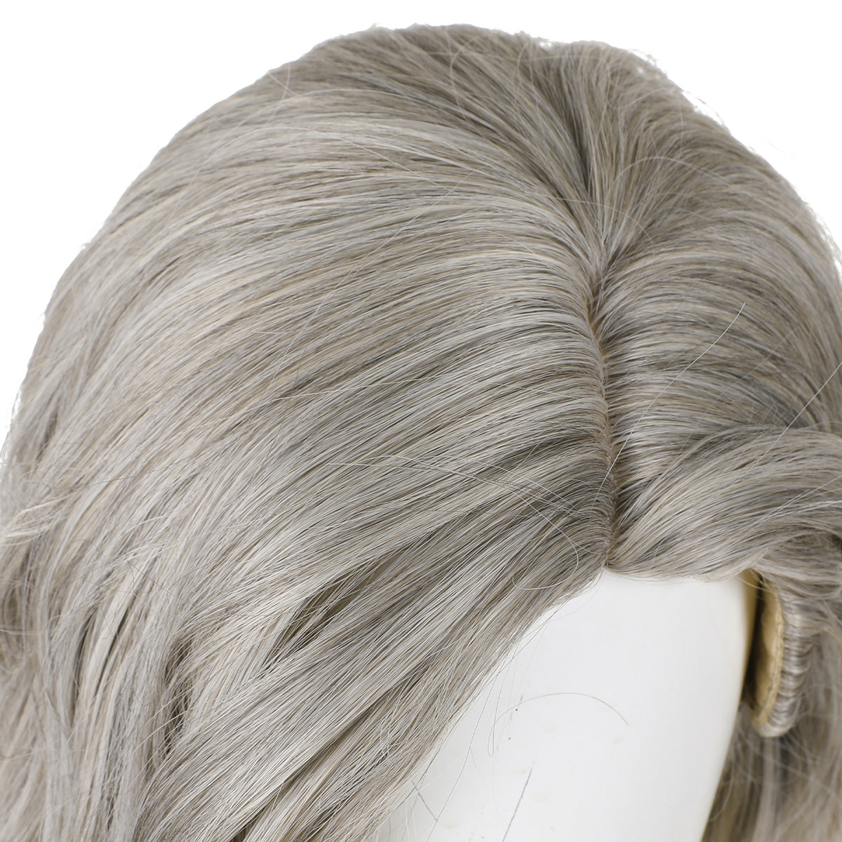 Genshin Impact Yelan Noir Violet Cosplay Perruque