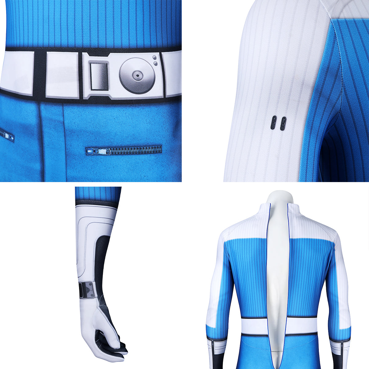 The Fantastic Four: First Steps Human Torch Johnny Storm Jumpsuit Cosplay Costume