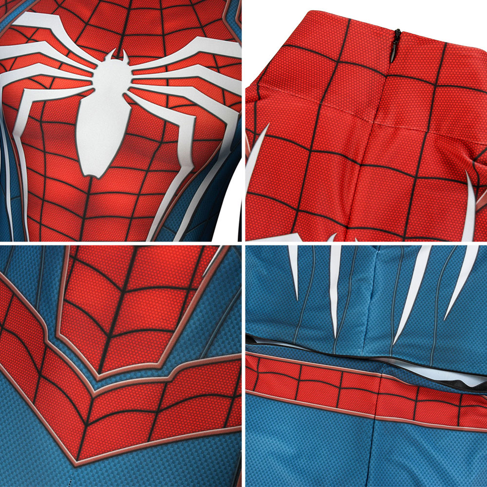 Marvel 2018 Video Game Spider Man Peter Parker Cosplay Costume