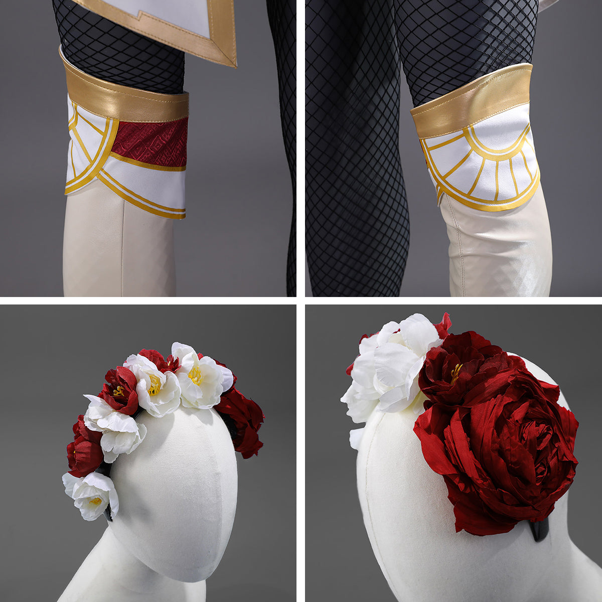 Clair Obscur: Expedition 33 Maelle White Flowers Suit Outfit Cosplay Costume-No Boots