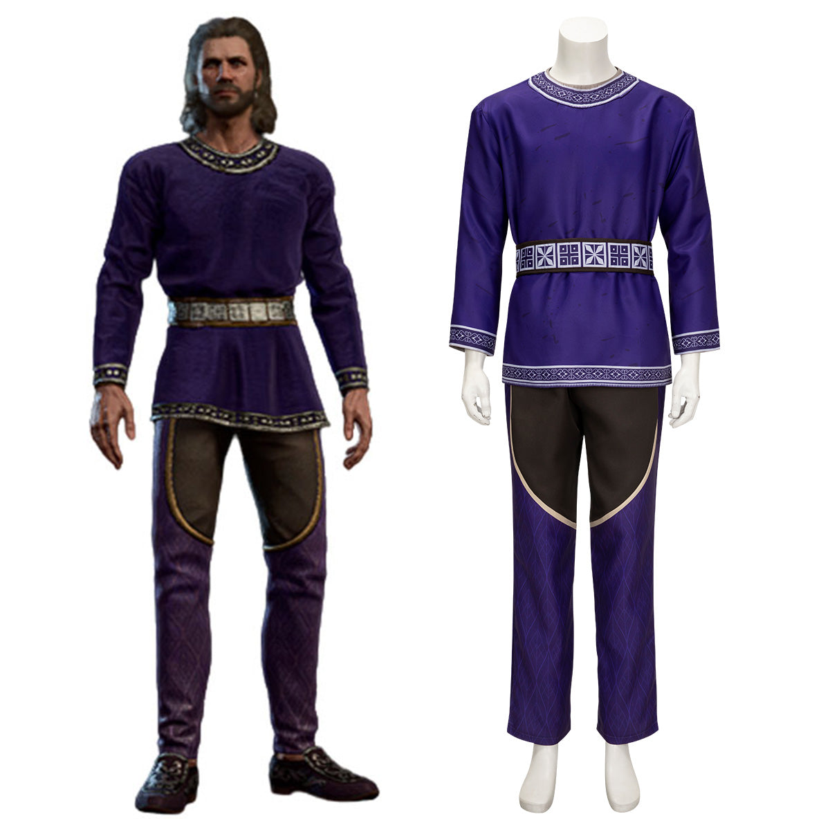 bg3 gale gear BG3 Baldur's Gate III GALE Austere Clothes Camp Clothing Cosplay Costu – Gcosplay