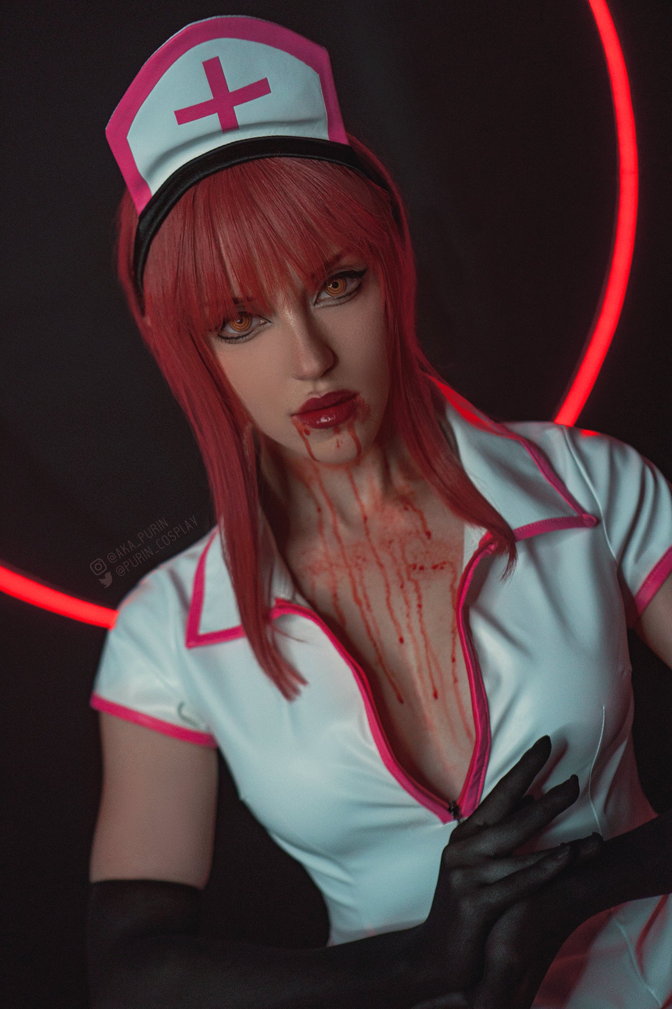 Chainsaw Man Power Makima Nurse Cosplay Costume