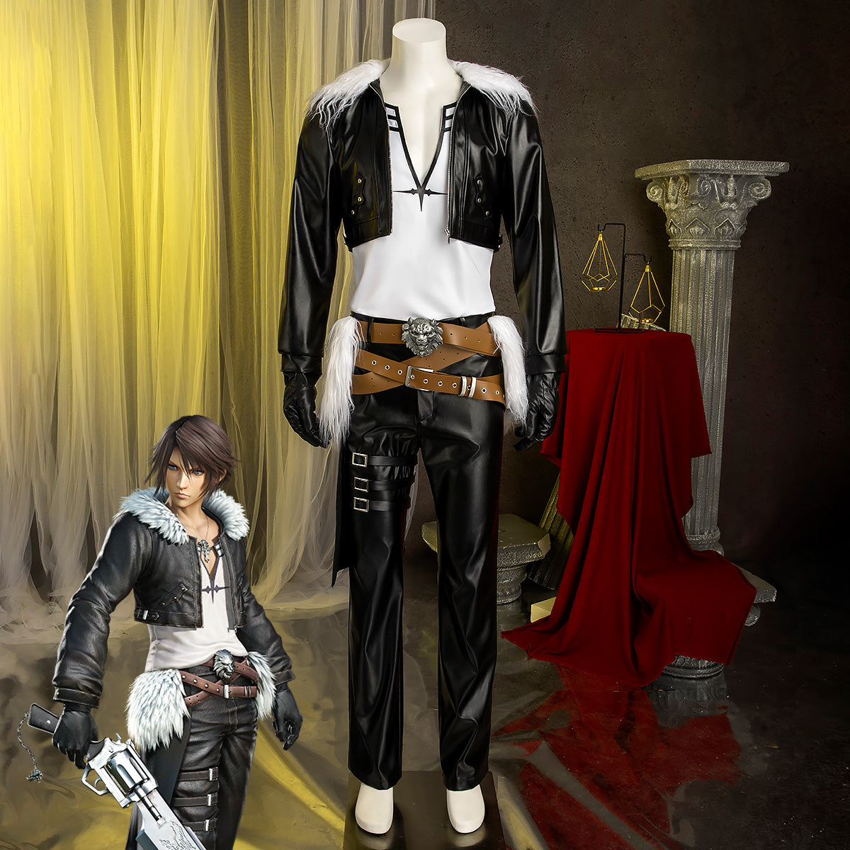 Final Fantasy VIII Squall Leonhart Suk ru Reonh to Cosplay Costume final-fantasy-viii-squall-leonhart-suk-ru-reonh-to-cosplay-costume
