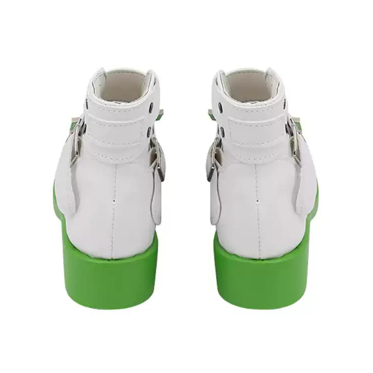 Akatsuki Deidara de Naruto Halloween zapatos blancos botas de Cosplay