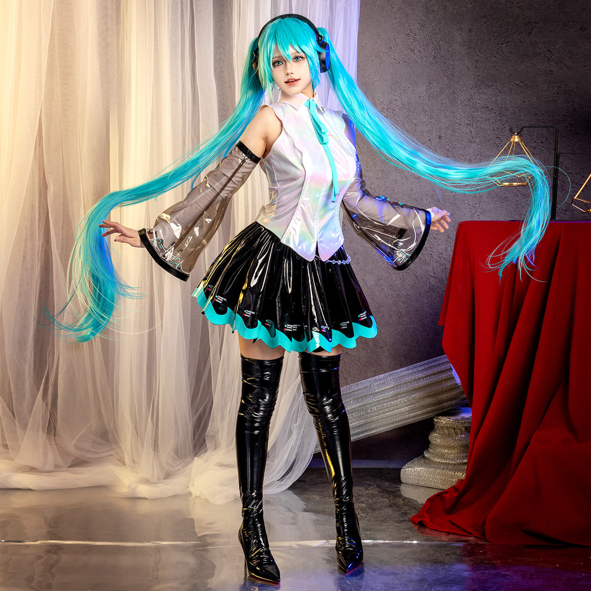 Good Hatsune Miku Cosplay Hatsune Miku Cosplay Redactionele Foto good-hatsune-miku-cosplay-hatsune-miku-cosplay-redactionele-foto