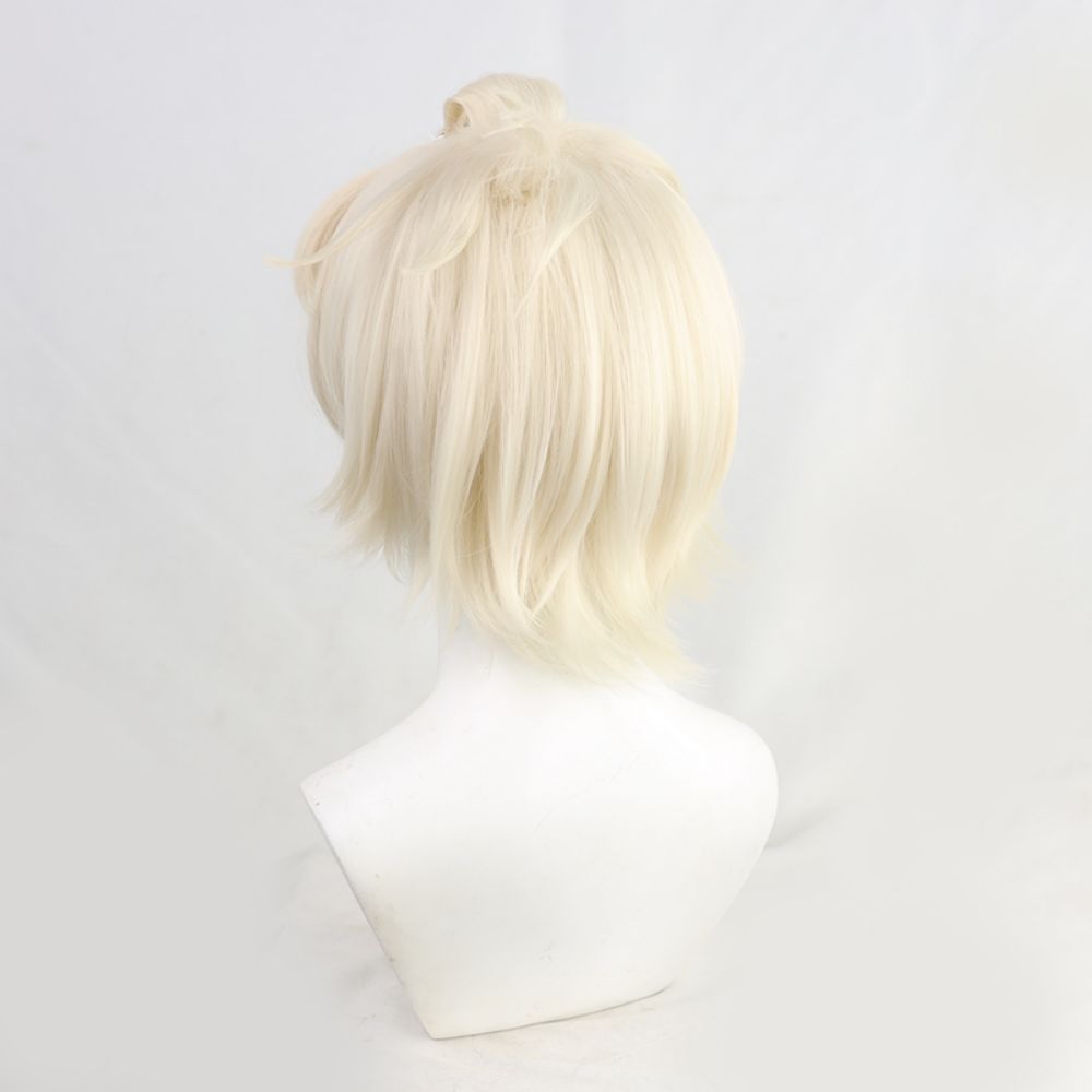 Genshin Impact Bennett White Cosplay Wig