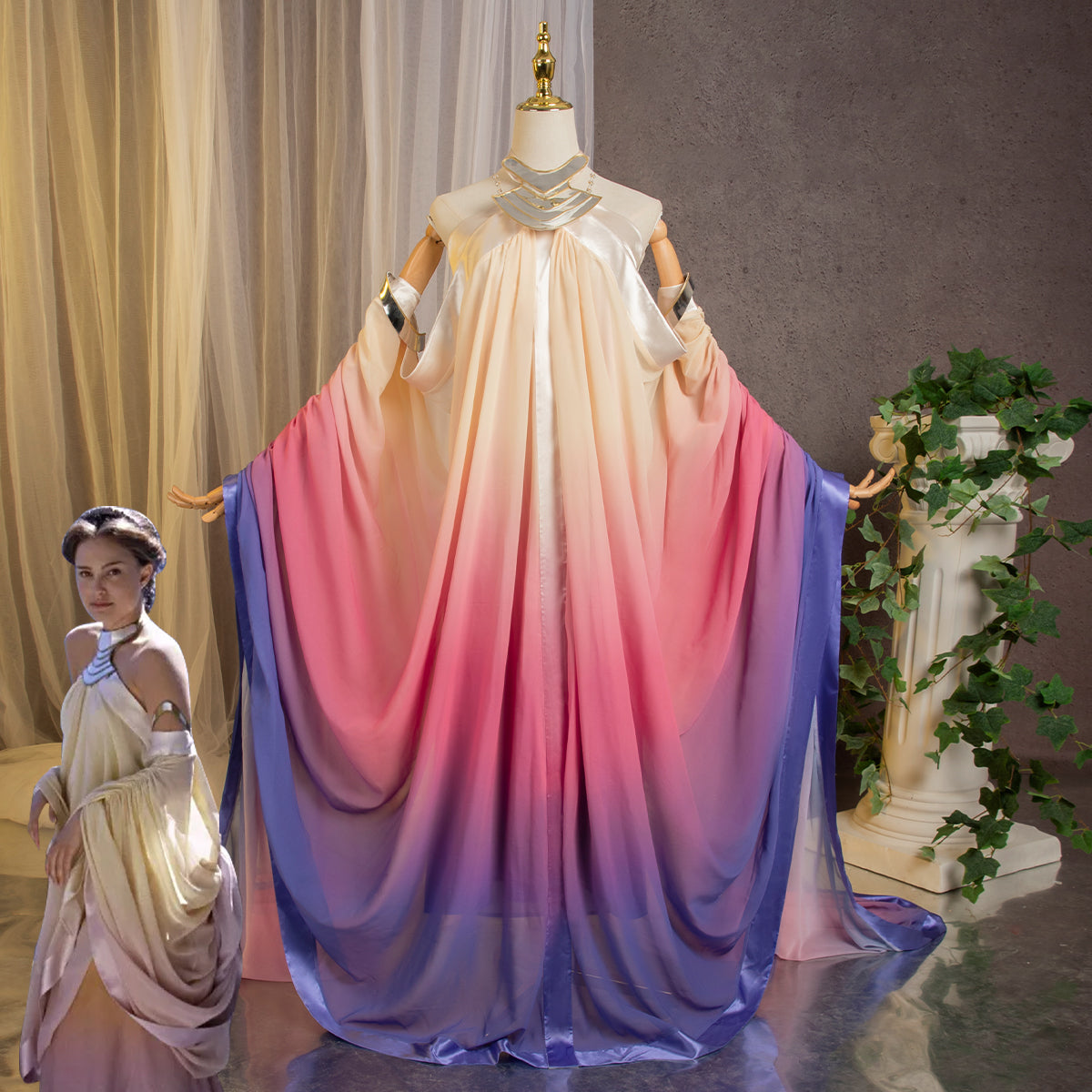 Star Wars Padme Naberrie Amidala Cosplay Costume Star Wars Padme Naberrie Amidala Cosplay Costume