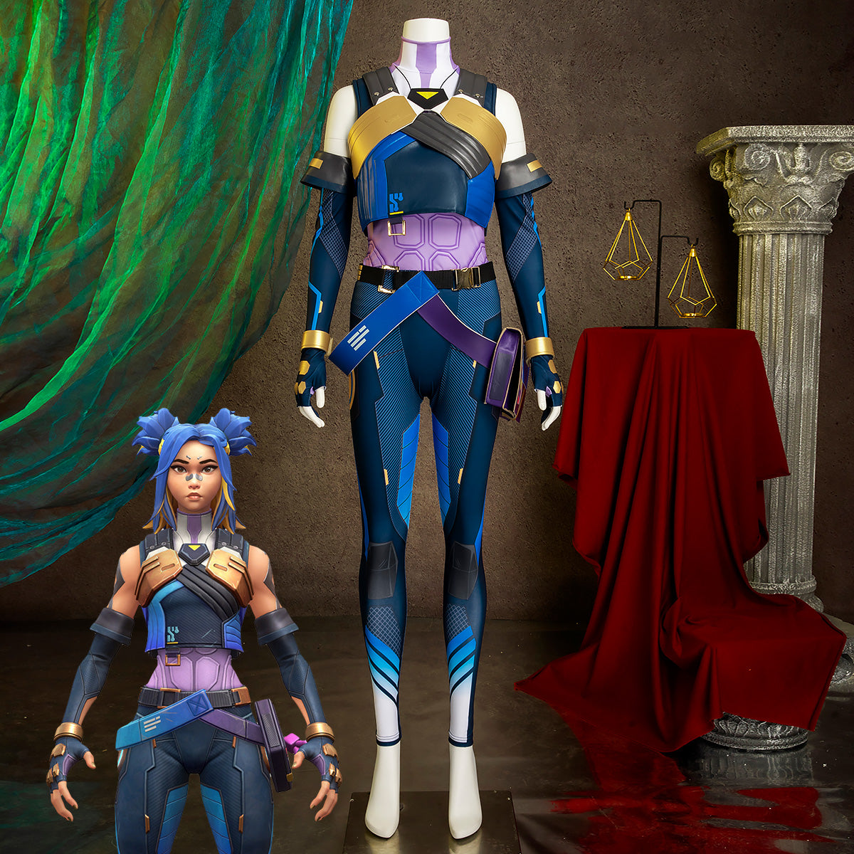Valorant Neon Premium Edition Cosplay Costume – Gcosplay