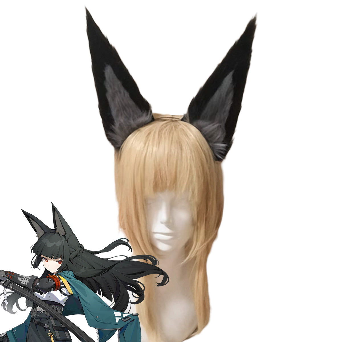 Zenless Zone Zero ZZZ Hoshimi Miyabi Ears Cosplay Accessory Prop