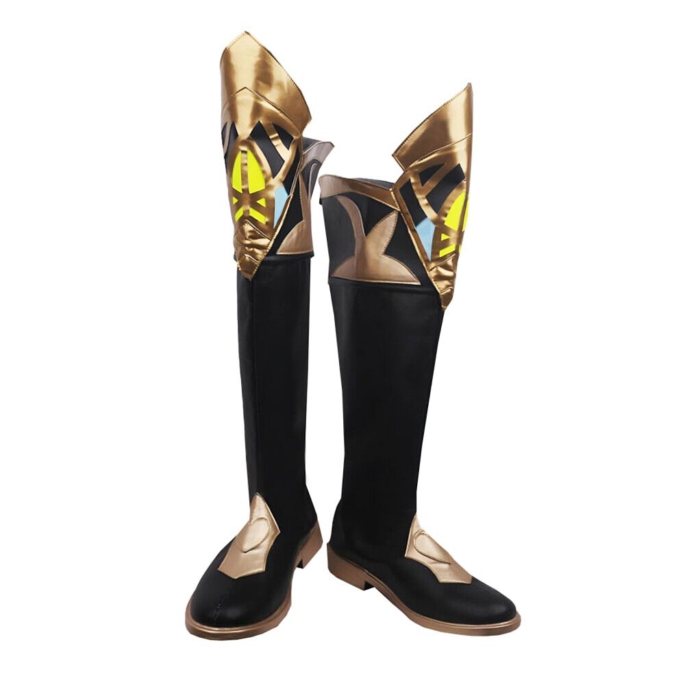Botas de cosplay negras Genshin Impact Alhaitham