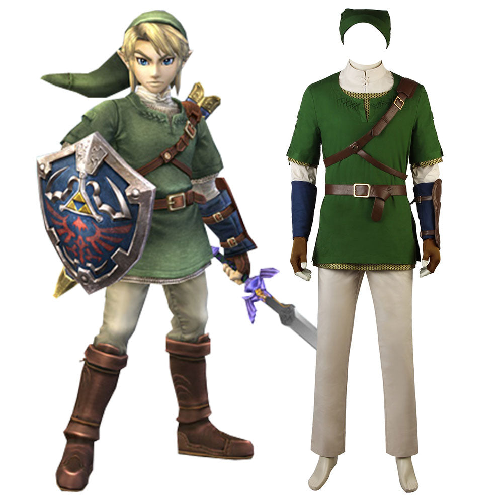 The Legend of Zelda Twilight Princess Link Cosplay Costume - A Edition –  Gcosplay