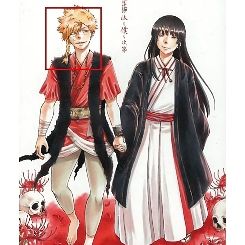 Hell's Paradise Jigokuraku Choubei Aza Red Cosplay Costume