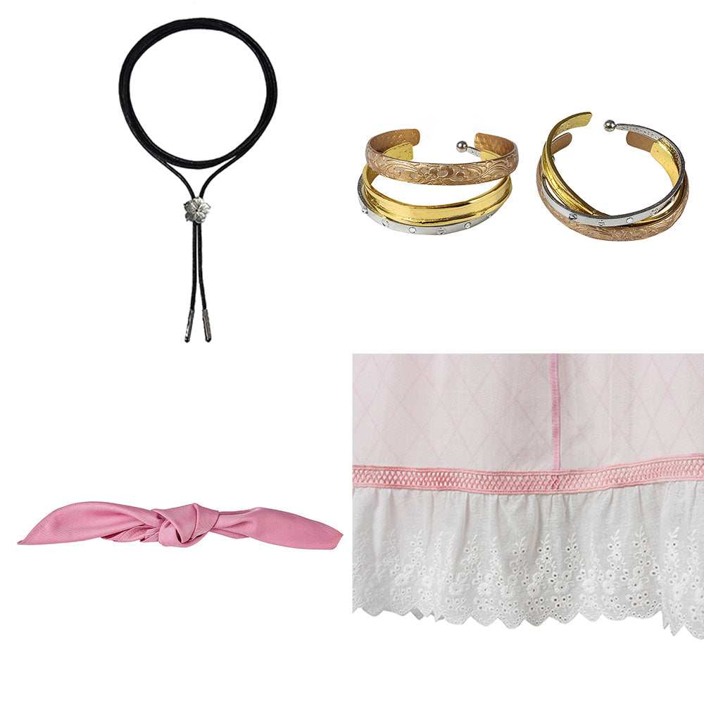 Costume de Cosplay Final Fantasy VII Remake FF7 Aerith Gainsborough