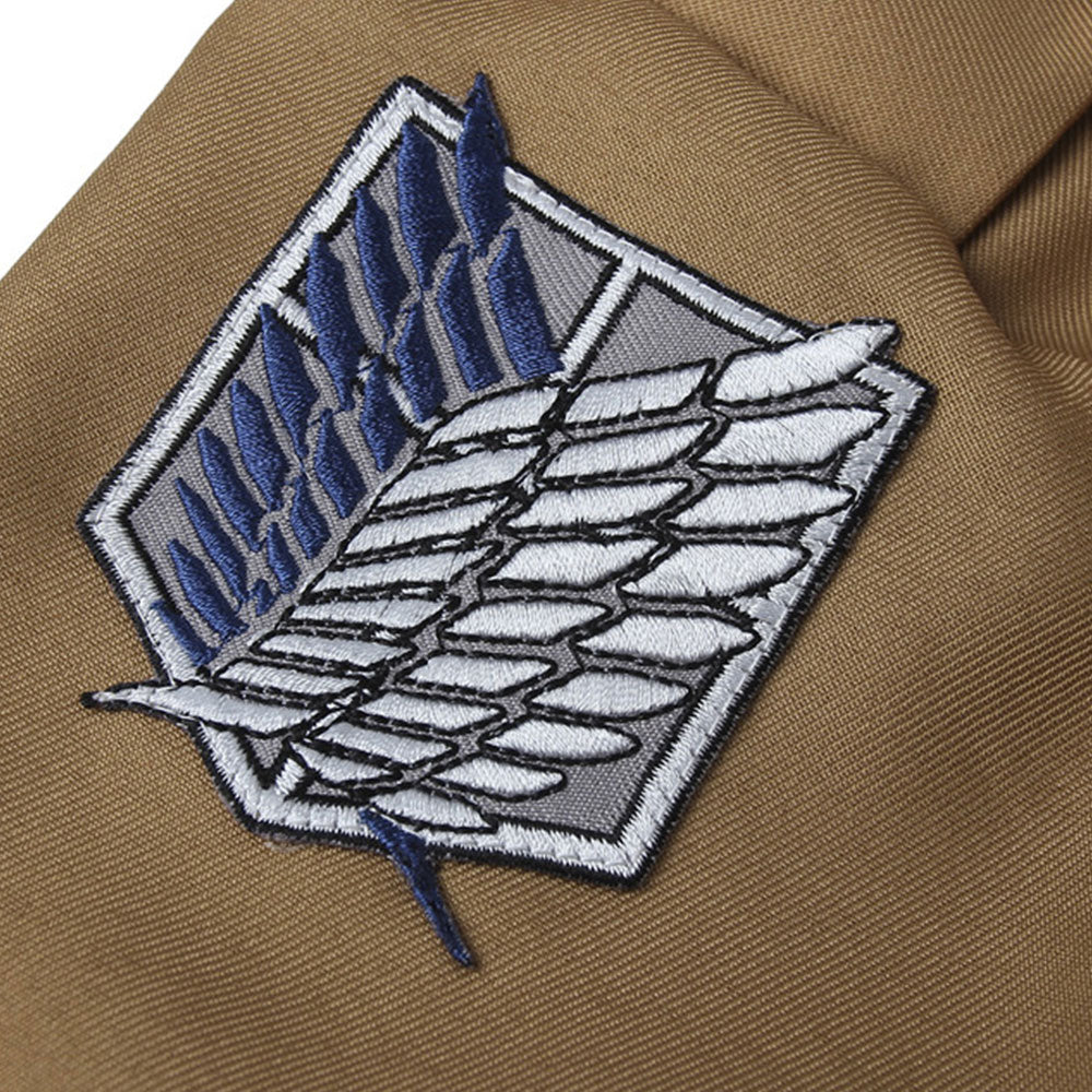 Attack on Titan Shingeki no Kyojin Levi Ackerman Scout Regiment Cosplay Costume - No Boots
