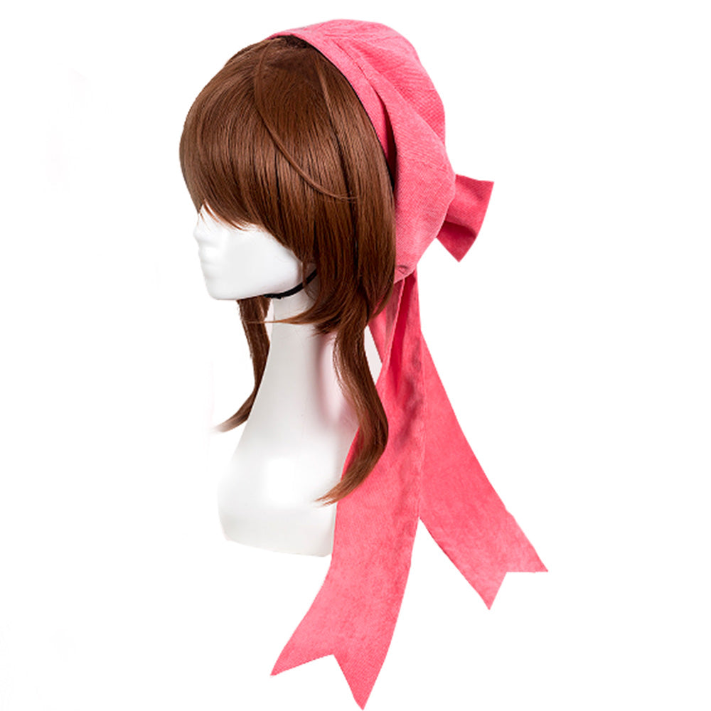 魔卡少女櫻:Clear Card Sakura Kinomoto 粉色連衣裙角色扮演服裝 - 不包括翅膀