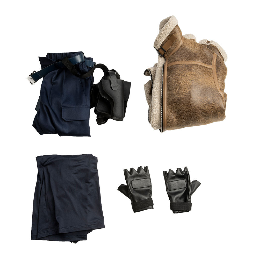 Costume cosplay di Resident Evil 4 Remake Leon Scott Kennedy