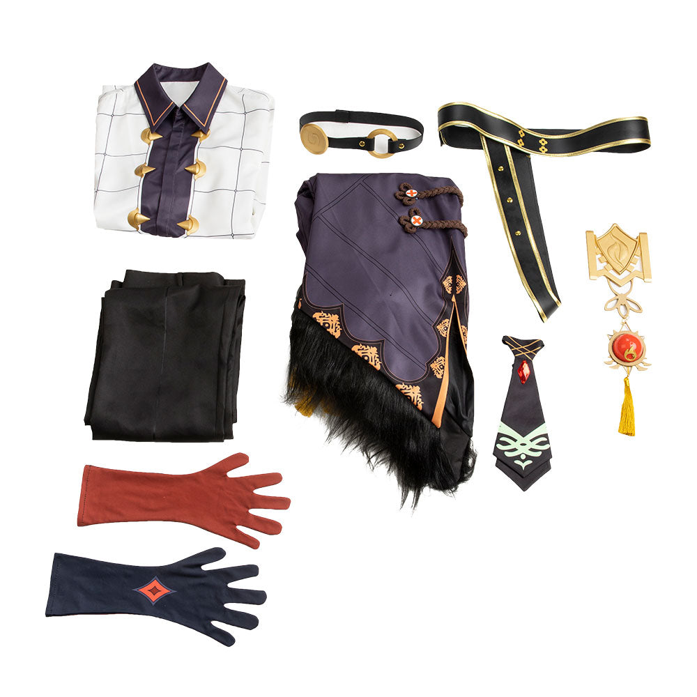 Genshin Impact Diluc Spiel Cosplay Kostüm