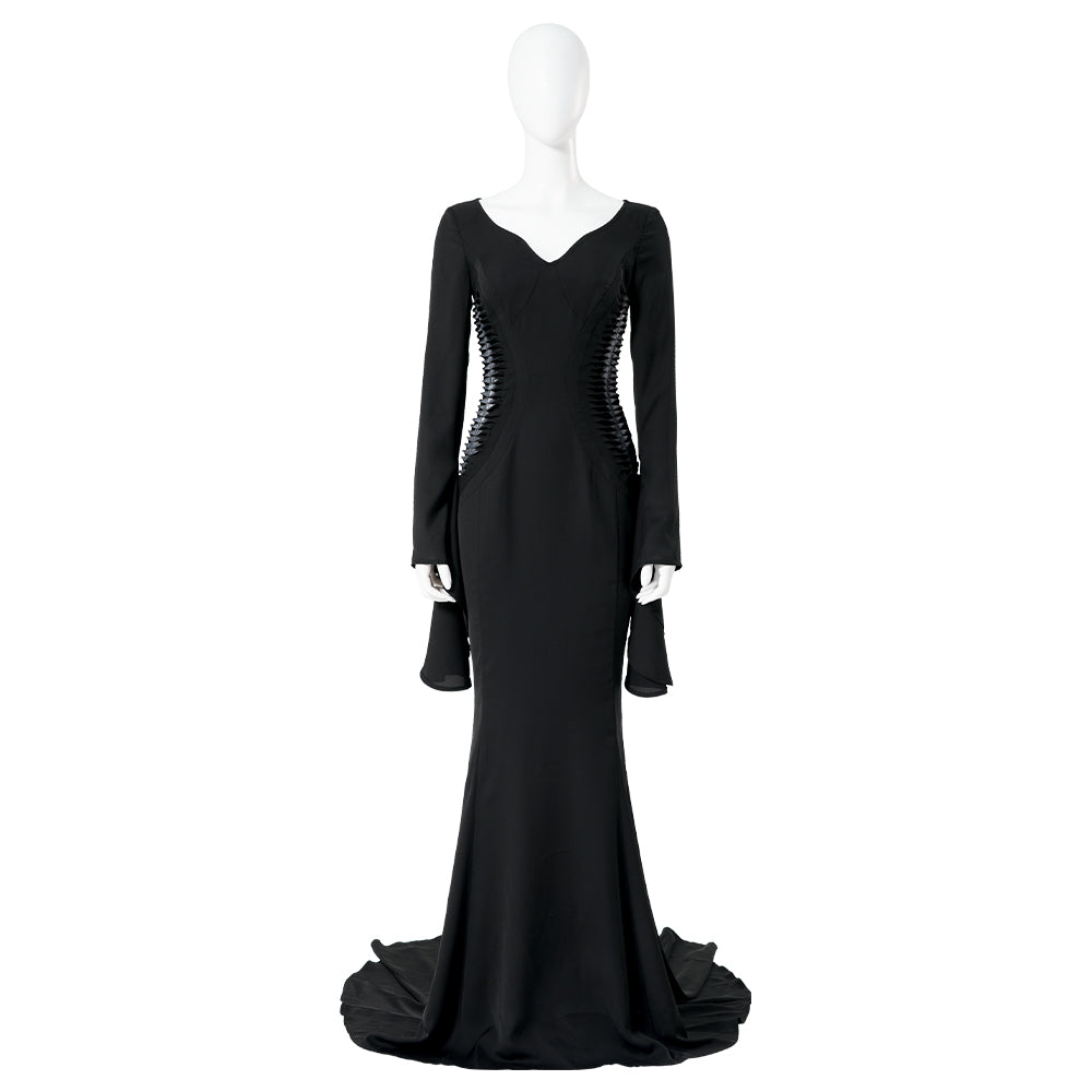 Wednesday The Addams Family(2022 TV Series) Morticia Addams Cosplay Costume Female / XXXL