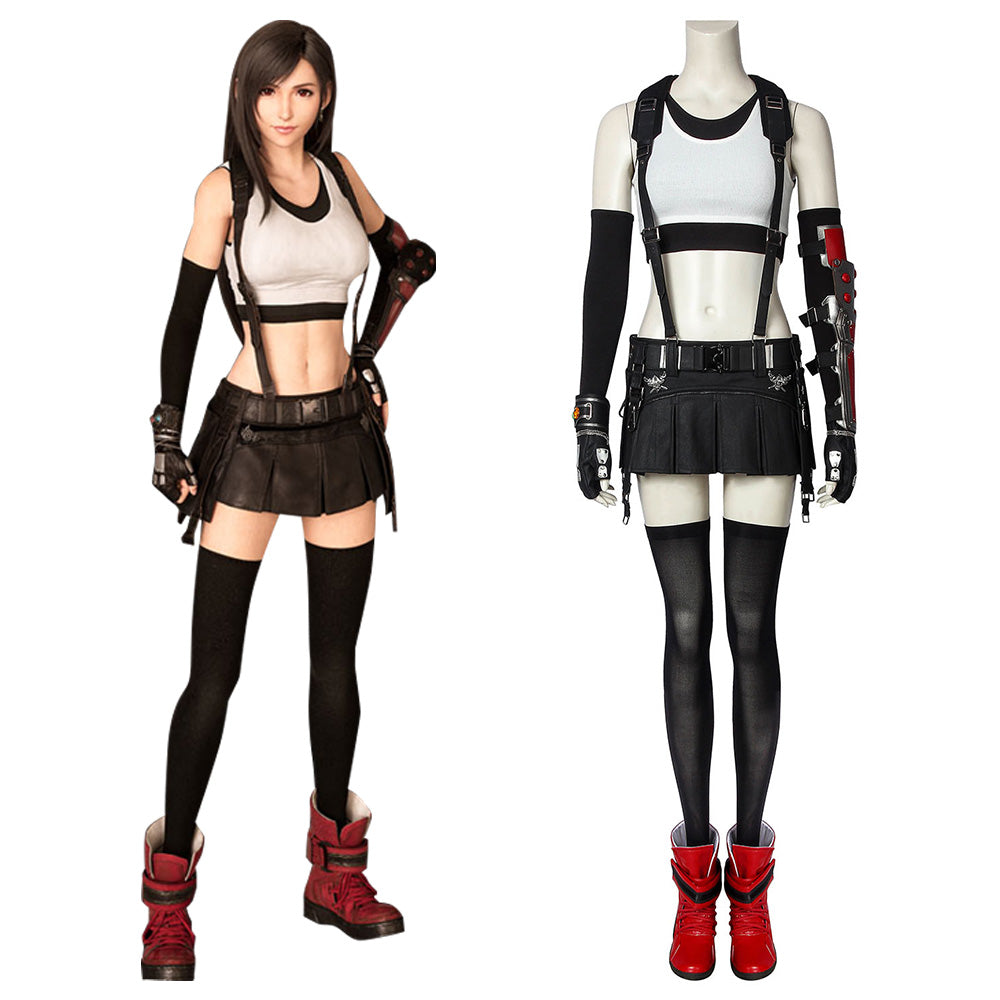 Final Fantasy VII Remake FF7 Tifa Lockhart Outfits Cosplay Costume –  Cosplay Clans