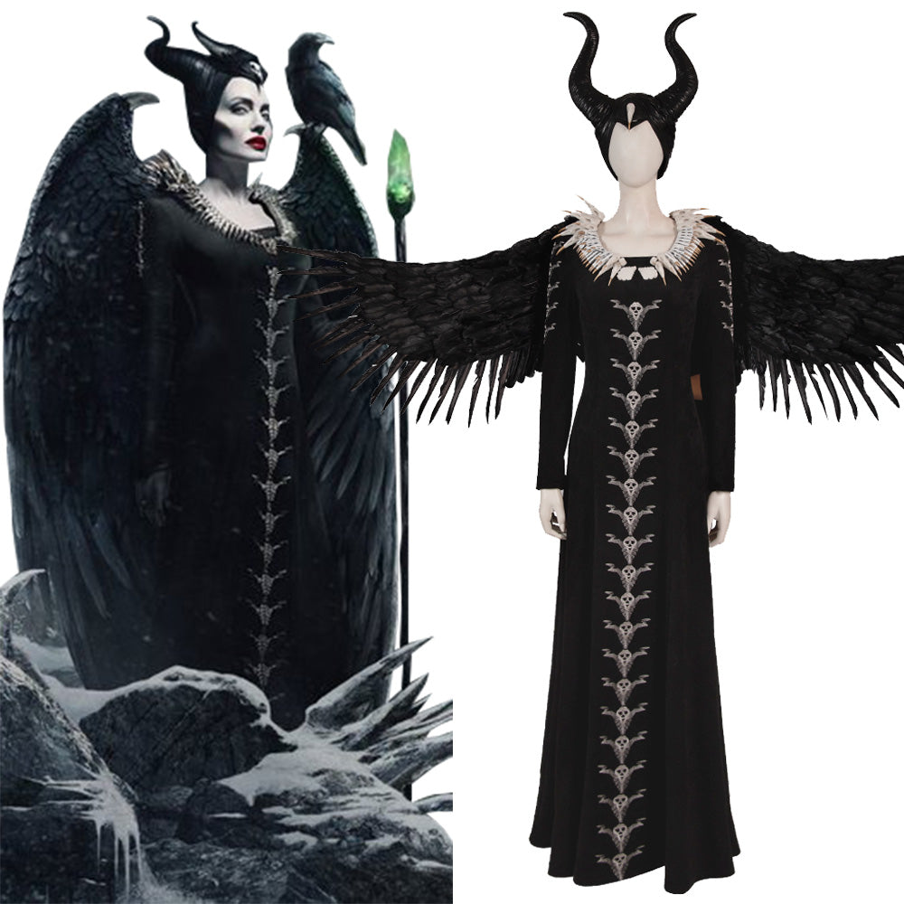 2016 Alice in Maleficent: Mistress of Evil Maleficent Black Halloween –  Gcosplay