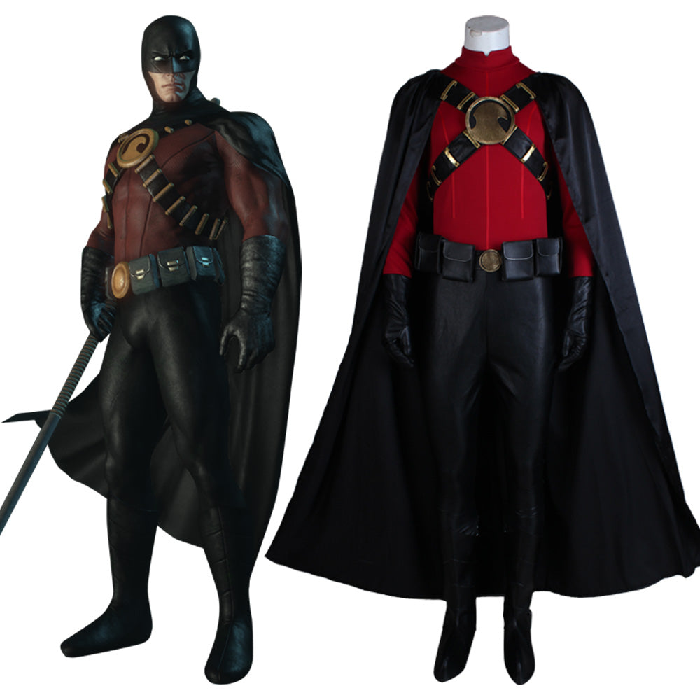 Batman Arkham City Red Robin Suit Cosplay Costume Gcosplay Batman Arkham City Red Robin Suit Cosplay Costume Gcosplay