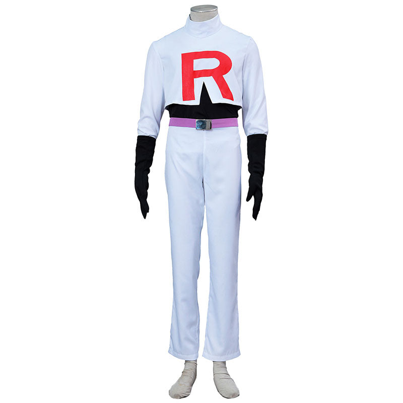 Pokemon Pocket Monster Team Rocket James Kojiro Cosplay Costume