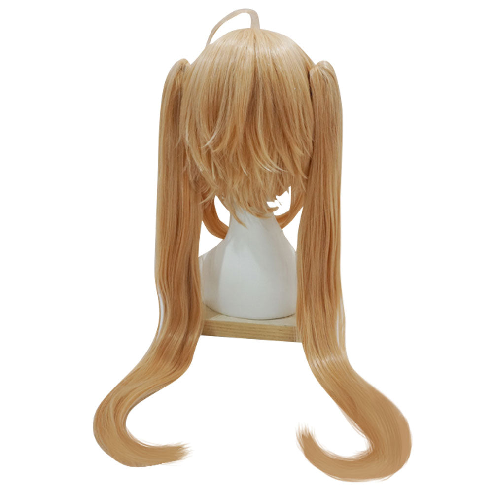 Peluca de cosplay dorada para niñas Frontline M870