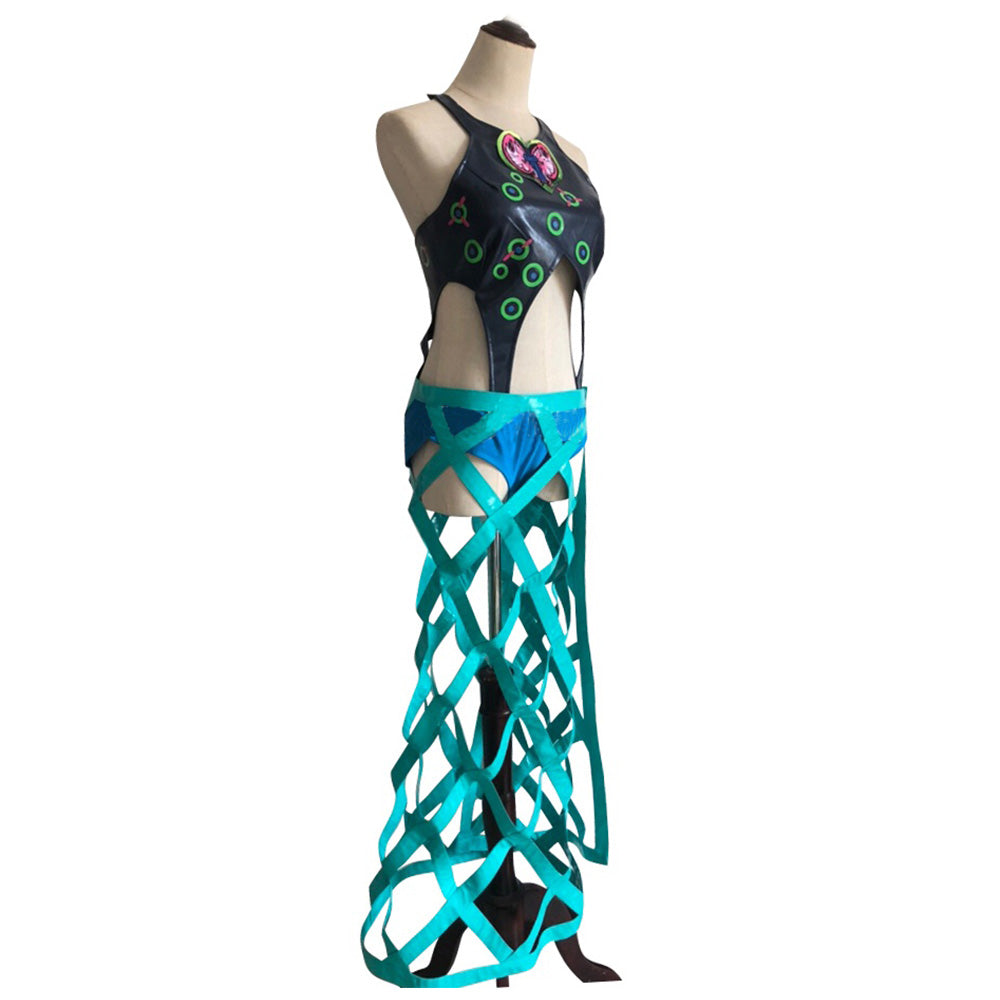 Jojo'S Bizarre Adventure: Stone Ocean Cujoh Jolyne EP01 Long Skirt Cosplay Costume