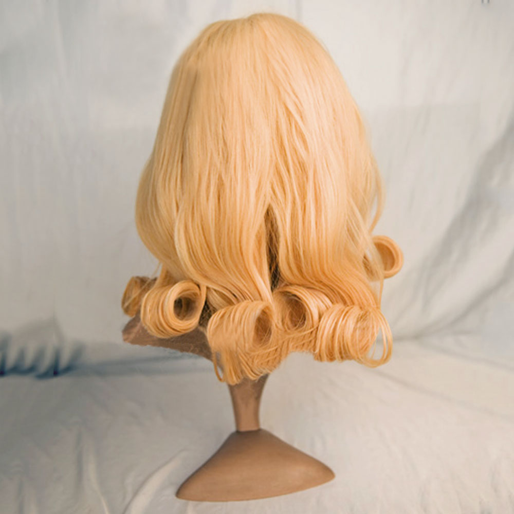 Le bizzarre avventure di JoJo: Steel Ball Run Divertente parrucca cosplay dorata di San Valentino