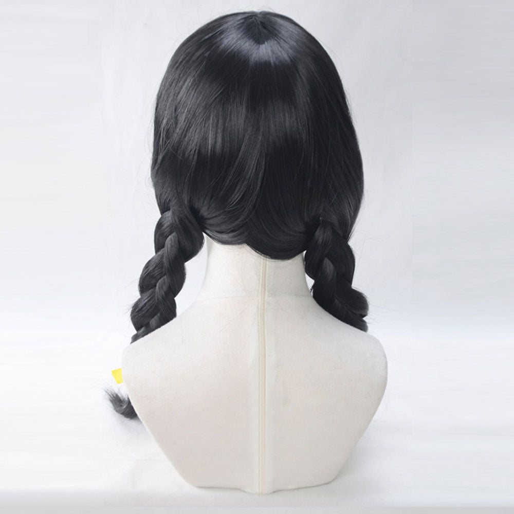 Bakemonogatari Nisemonogatari Tsubasa Hanekawa Black Cosplay Wig