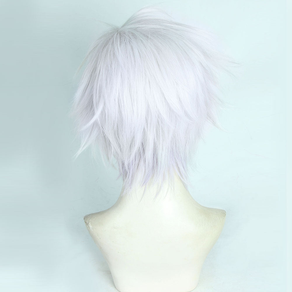 Jujutsu Kaisen Sorcery Fight Megumi Satoru Gojo Blanc Violet Cosplay Perruque - Édition B