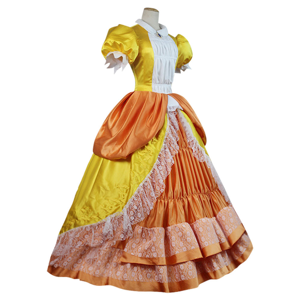 Super Smash Bros. Super Mario Princess Daisy Cosplay Costume