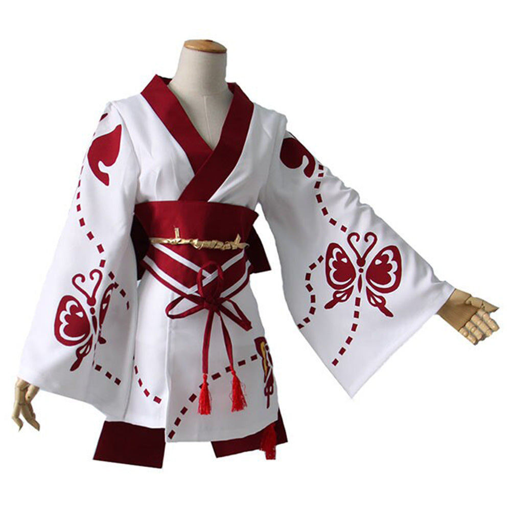 Final Fantasy XIV Clothing Yukata Redfly Cosplay-Kostüm für Damen