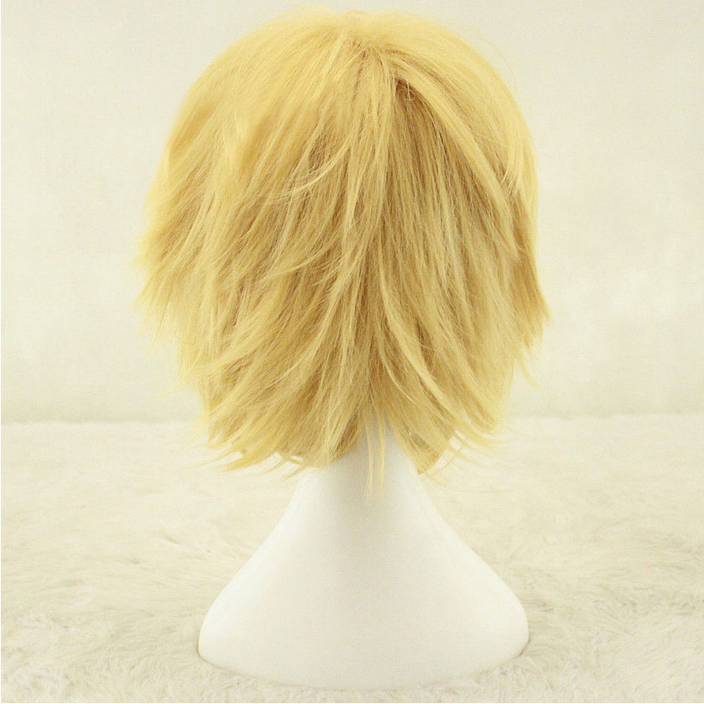 The Legend of Zelda Zeruda no Densetsu Link Golden Cosplay Wig